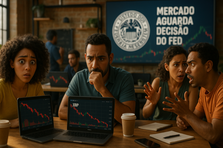Bitcoin e o XRP aguardam o Fed: novo impacto à vista?