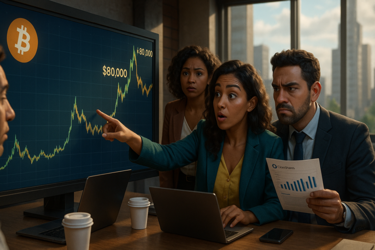 CoinShares afirma que o Bitcoin não atingirá US$ 80 mil