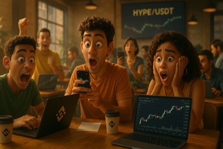 Binance lista Hyperliquid (HYPE) com 3 pares spot disponíveis hoje